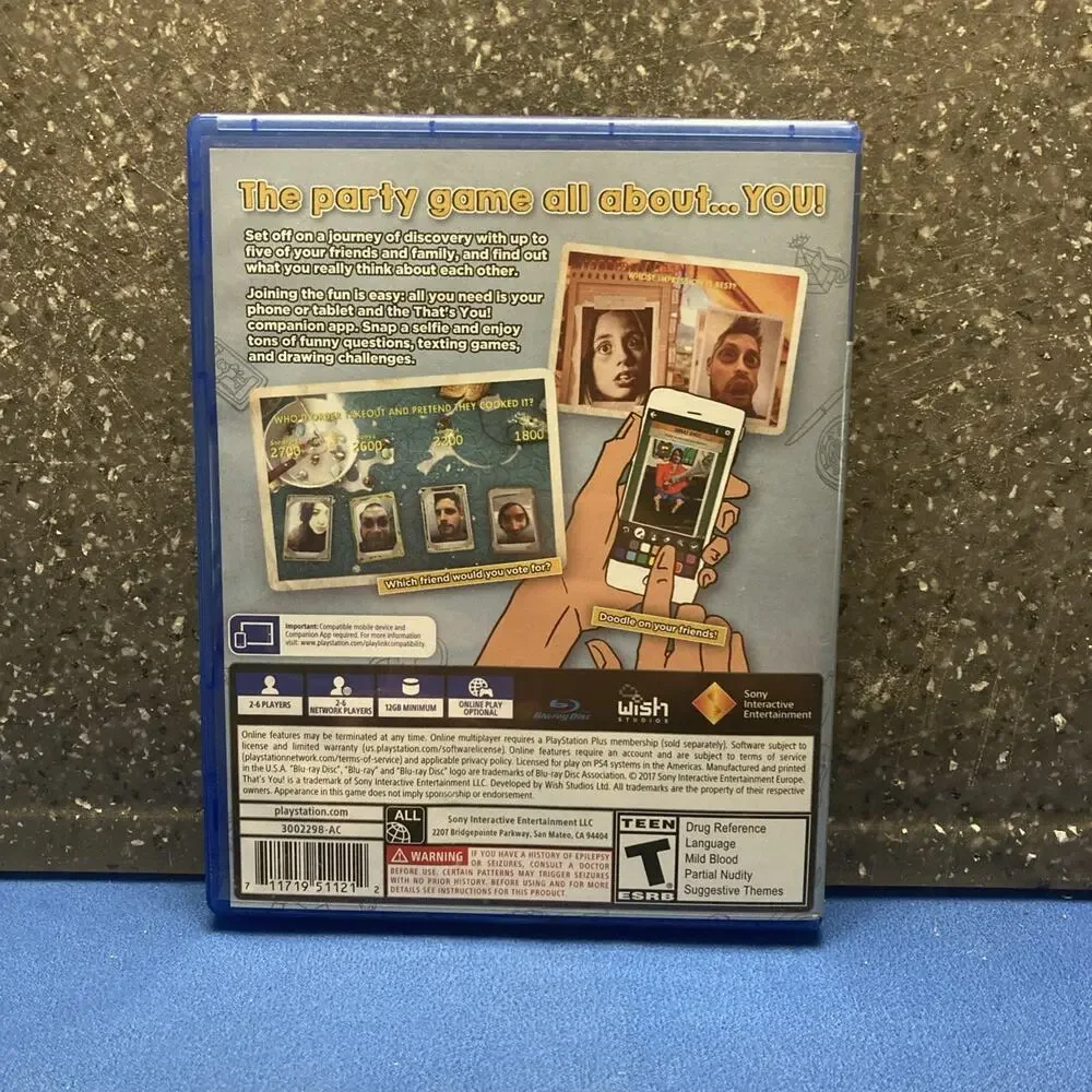That's You! Video Game for PS4 Used